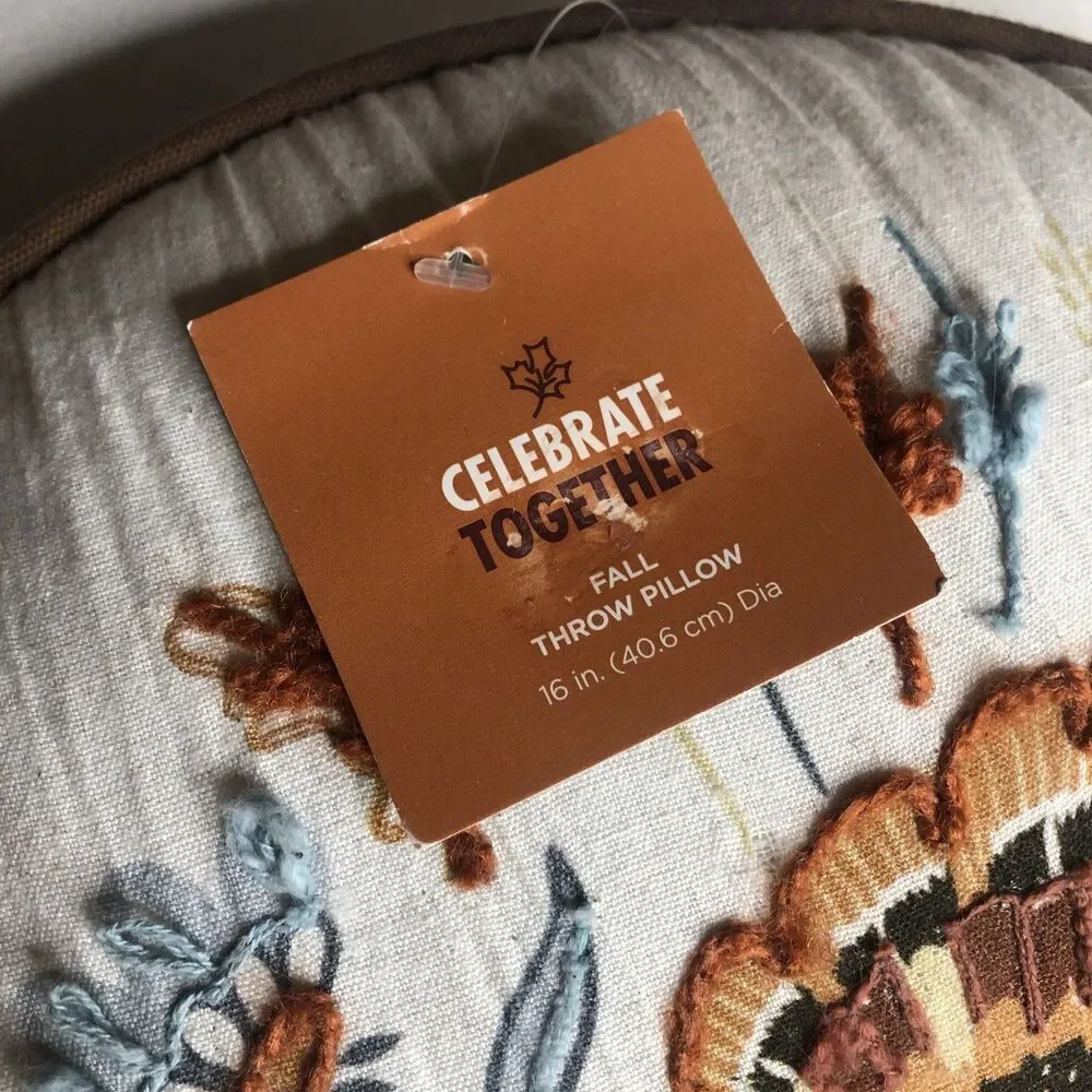 Embroidered Fall Turkey 16